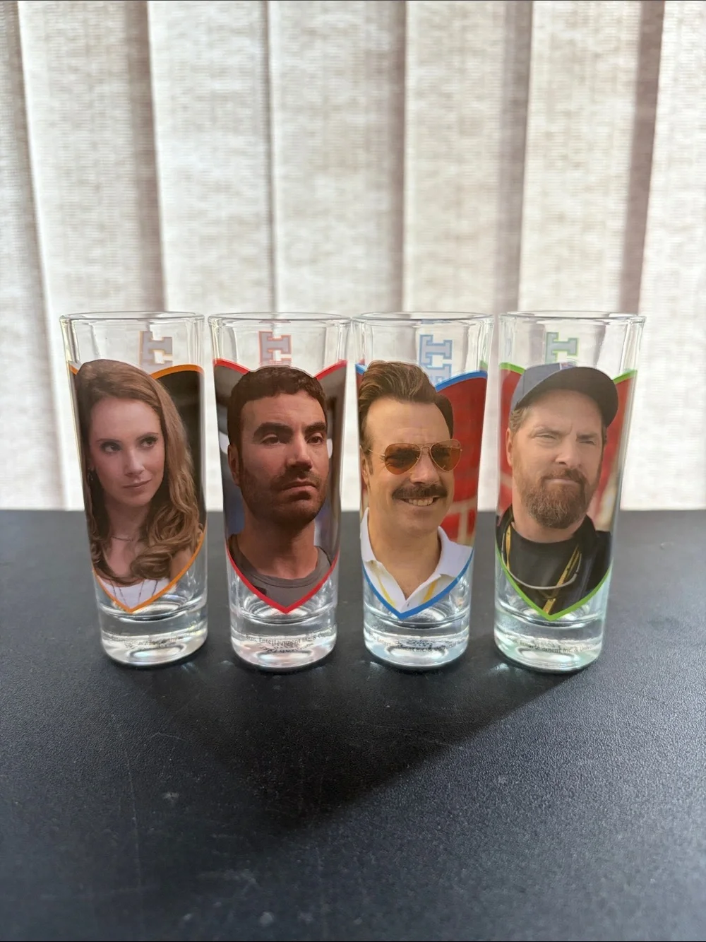 Ted Lasso Character Shot Glass Set - 4 Piece